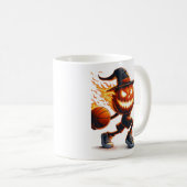 Mug Halloween Jack-o'-Lantern Slam Dunk : Panier Éffra (Devant droit)