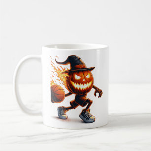 Mug Halloween Jack-o'-Lantern Slam Dunk : Panier Éffra