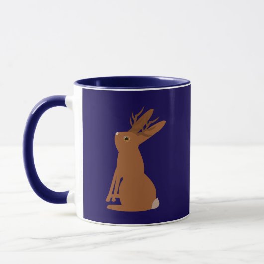 Mug Halloween Jackalope Trou ou traitement (Gauche)
