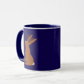 Mug Halloween Jackalope Trou ou traitement (Devant gauche)