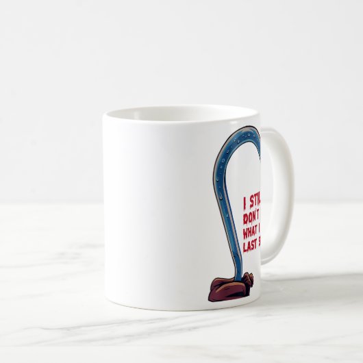 Mug Halloween Je ne sais toujours pas ce que j'ai fait (Devant droit)