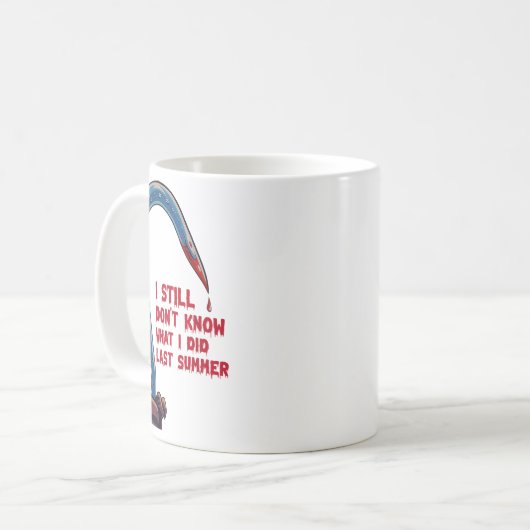 Mug Halloween Je ne sais toujours pas ce que j'ai fait (Devant gauche)