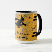 Mug Halloween joyeuse sorcière (Devant droit)