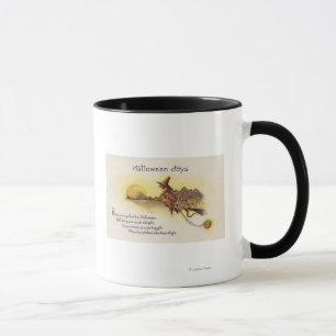 Mug Halloween JoysWitch sur le balai