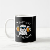 Mug Halloween Just Here For Boos Ghost Funny Costume M (Gauche)