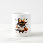 Mug Halloween Kawaii Chat - Chat de sorcière avec Citr (Centre)