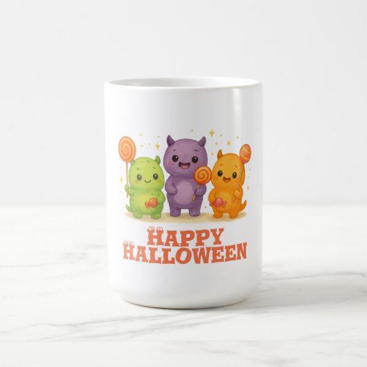 Mug Halloween Kawaii Monsters & Lollipops (Centre)