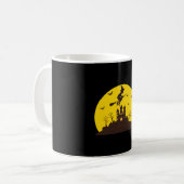Mug Halloween la nuit sorcière cadeau maison hantée (Devant gauche)