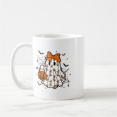 Mug Halloween Lace Ghost Coquette Bow Citrouille Éffra (Gauche)