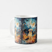 Mug Halloween Lappund Finlandais Avec Peur Citrouille (Devant gauche)