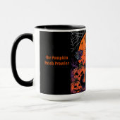 Mug Halloween,Le rôdeur de la parcelle de citrouilles (Gauche)