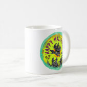 Mug Halloween Lime green Joyeux (Devant droit)