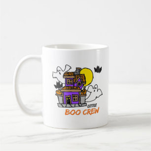 Mug Halloween Little Boo Crew Dessiné à la Main