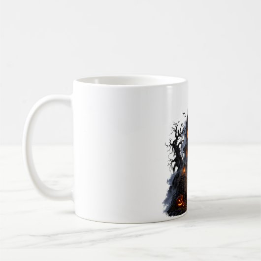 Mug Halloween Maison Hantée 🎃 (Gauche)