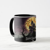 Mug Halloween Maison Hantée (Devant gauche)