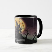 Mug Halloween Maison Hantée (Devant droit)