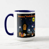 Mug Halloween Maison Hantée Joyeux Halloween (Gauche)