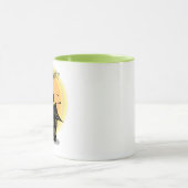 Mug Halloween Maison Hantée Néon Effrayant (Centre)