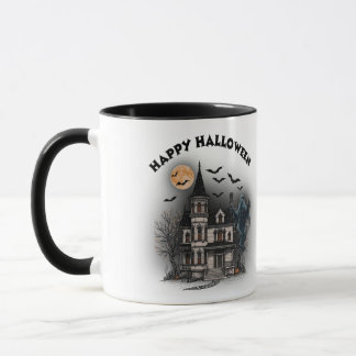 Mug Halloween Maison Hantée Victorienne Vintage