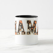 Mug Halloween MAMA- Varsity Ghost & Pumpk (Centre)