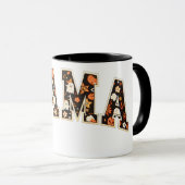 Mug Halloween MAMA- Varsity Ghost & Pumpk (Devant droit)