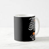 Mug Halloween Maternity Skeleton Baby Heart Pregnancy (Devant droit)