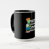Mug Halloween Math enseignant amour (Devant gauche)