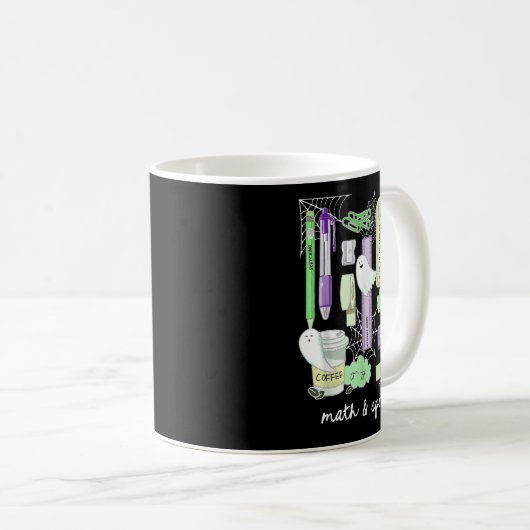 Mug Halloween Math Teacher Ghosts Trig Or Treat Studen (Devant droit)