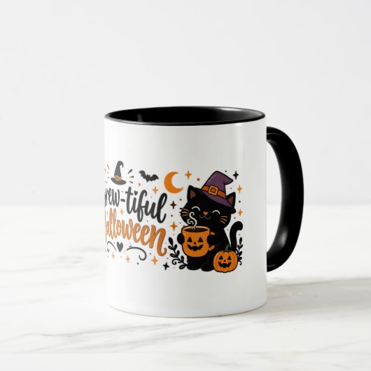 Mug Halloween mignon (Devant droit)