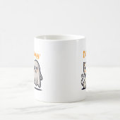 Mug Halloween mignonne mais Déplaisante Fantôme & Café (Centre)