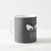 Mug Halloween mignonne simple yeux fantôme Whimsical (Devant gauche)
