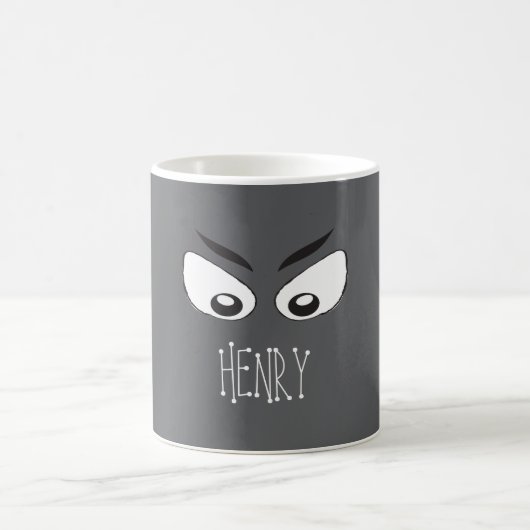 Mug Halloween mignonne simple yeux fantôme Whimsical (Centre)