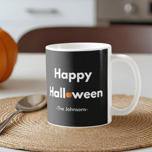 Mug Halloween Minimaliste Moderne – Personnalisé