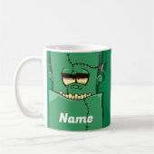 Mug Halloween Monster Café Mug, Coupe (Gauche)