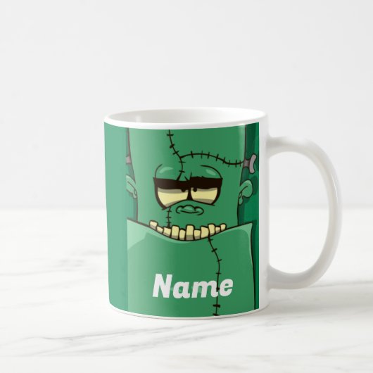 Mug Halloween Monster Café Mug, Coupe (Droite)