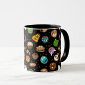 Mug Halloween Monster Visages amusants Cookie (Devant droit)