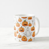 Mug Halloween Motif sans couture (Devant droit)