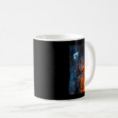 Mug Halloween Mystical Enchanter sorcière brillant Pum (Devant droit)