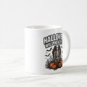 Mug Halloween ne mourra jamais - Éffrayant Horreur des (Devant droit)