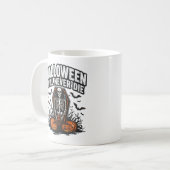 Mug Halloween ne mourra jamais - Éffrayant Horreur des (Devant gauche)
