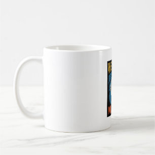 Mug Halloween Nous étions tous fous ici Lune Chat Citr