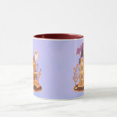 Mug Halloween pain d'épices Maison hantée (Centre)