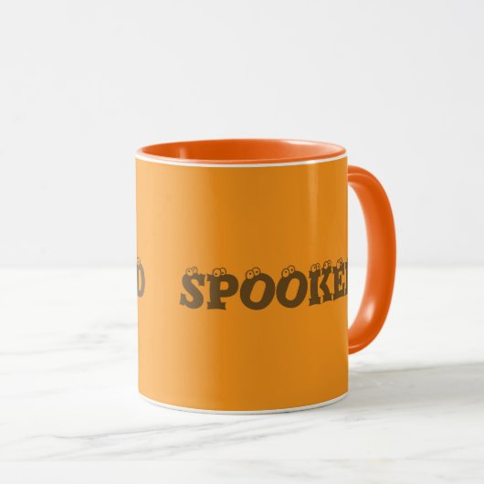 Mug Halloween parlé (Devant droit)