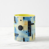 Mug Halloween personnalisé - Bat Jaune clair rôti de n (Centre)