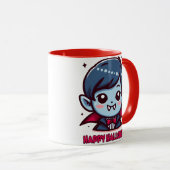 Mug Halloween - Petit vampire mignon (Devant droit)
