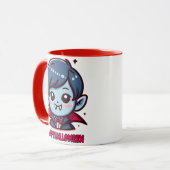 Mug Halloween - Petit vampire mignon (Devant gauche)
