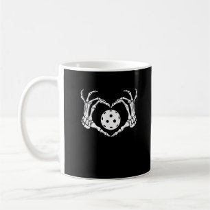Mug Halloween Pickle Skeleton Mains de coeur