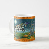 MUG HALLOWEEN PONY ET CHAT CHAT CHAT CHEVAL (Devant gauche)