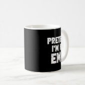 Mug Halloween Pretend I'm A Emu Costume Funny Lazy Adu (Devant droit)