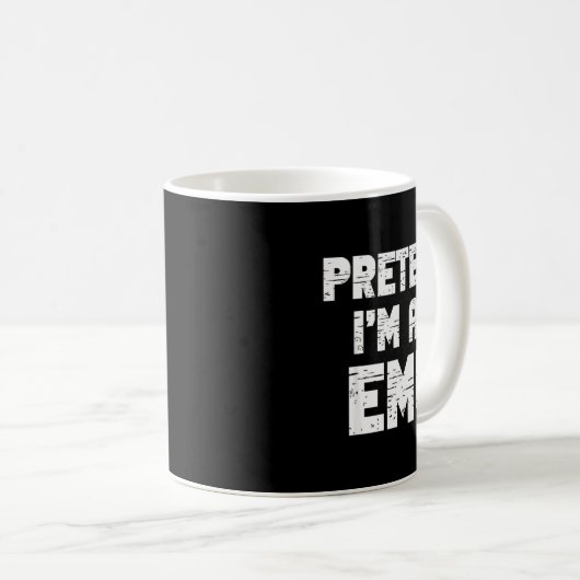 Mug Halloween Pretend I'm A Emu Costume Funny Lazy Adu (Devant droit)